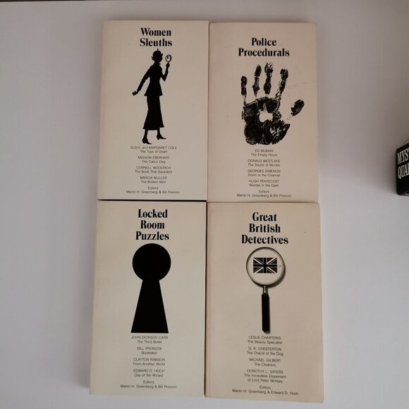 1990s Mystery Quartet Box Set of 4 Mystery Paperbacks Vintage Novellas British - Picture 3 of 7